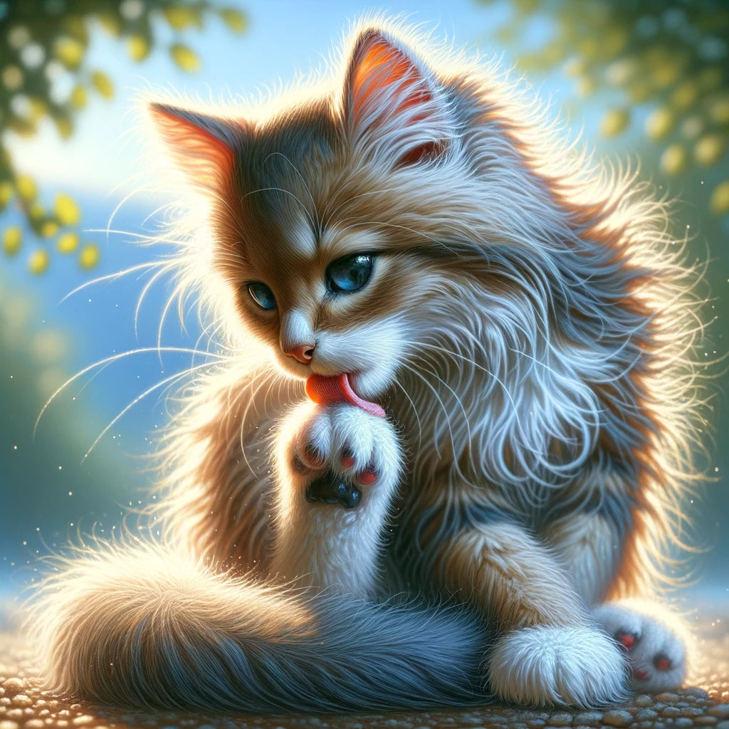 What is Cat Overgrooming and How to Stop It?