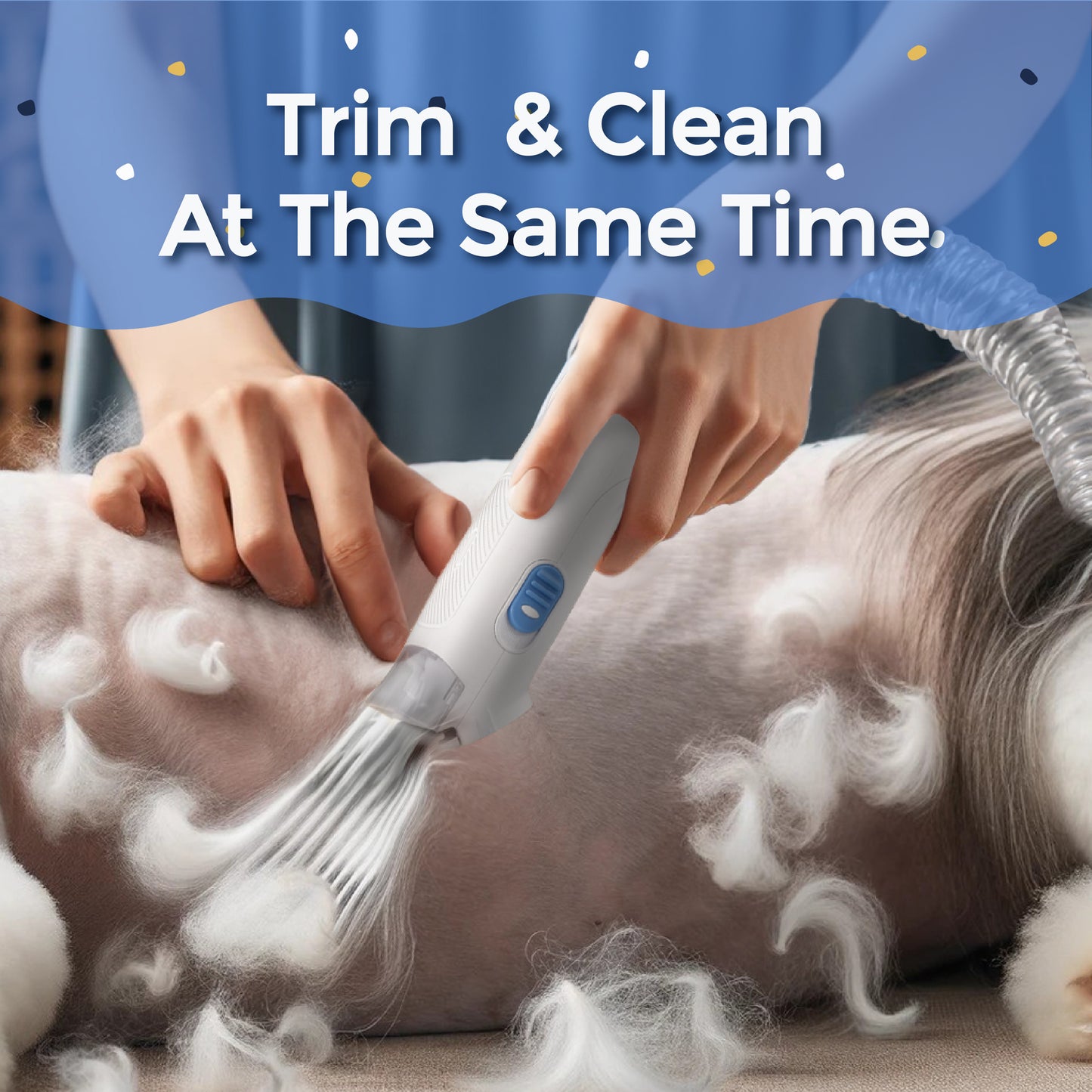 Vanpaws grooming kit Vacuum with trimming